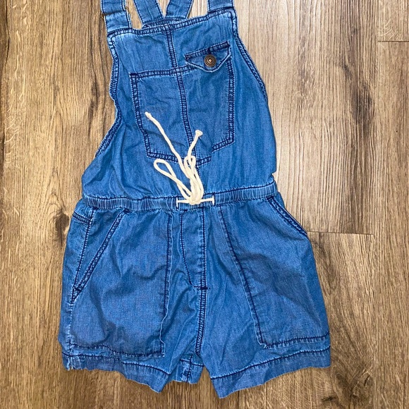 denim shorts overalls - Picture 1 of 1